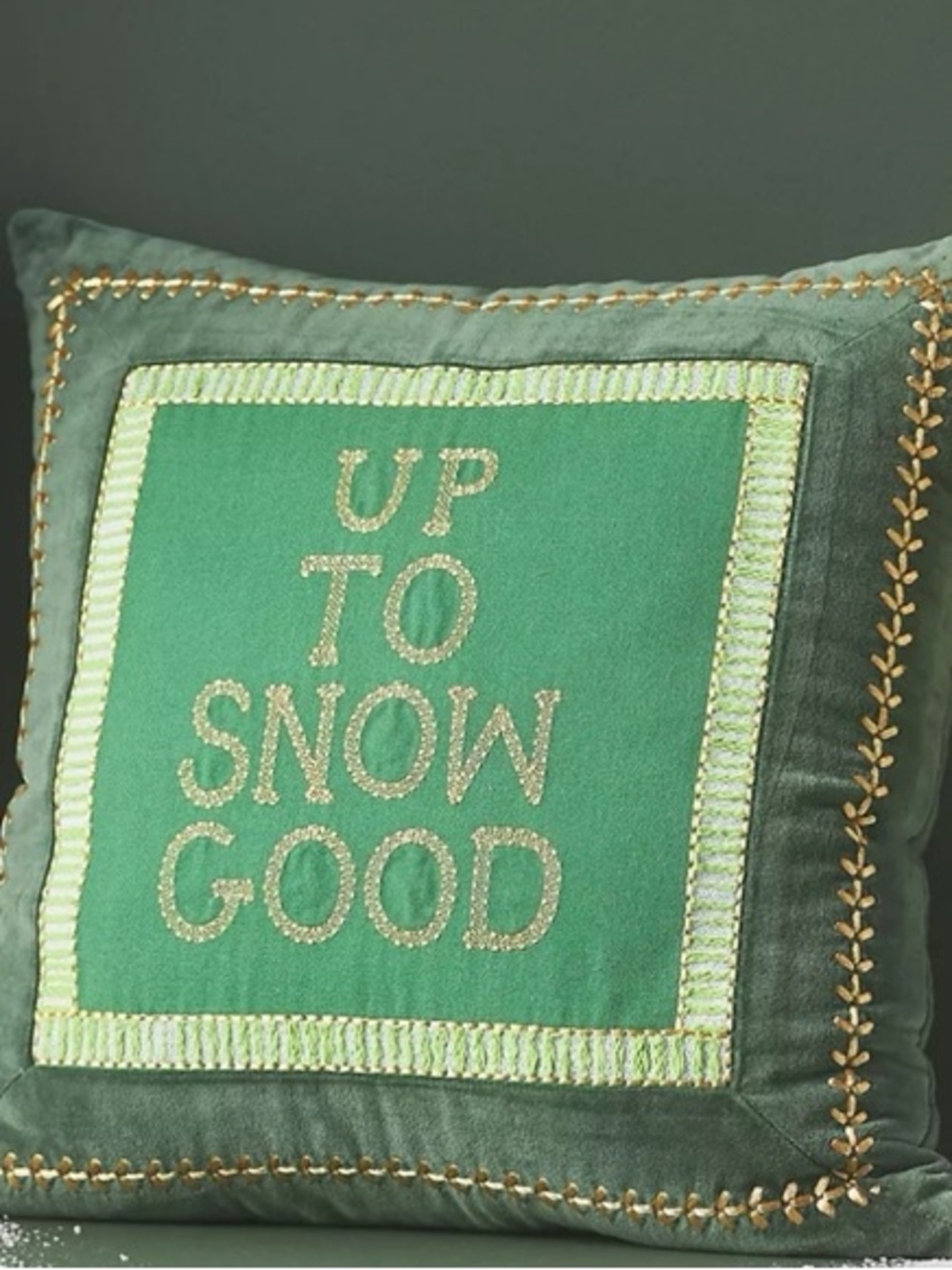 Anthropologie Shayla festive pillow